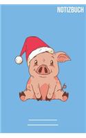 Weinachts Schwein Notizbuch: A5 Notebook - 111 Seiten - Extra Kalender 2020 - Einzigartig - Dotgrid - Dotted - Punktraster - Gepunktet - Geschenk - Geschenkidee