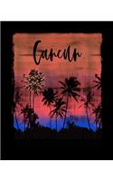 Cancun: Mexican Feliz Navidad Christmas Journal Notebook Shopping Organizer Holiday Food Meal Party Planner Budget Expense Tracker. Tropical Palm Tree Soft 