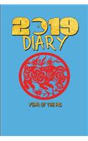 2019 Diary Year of the Pig: A Week to a Page Chinese Year of the Pig Diary 2019