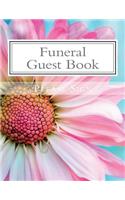 Funeral Guest Book: 100 Pages, Large Print, 900 Signature/Note Spaces(7 Funeral Guest Book)