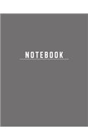 Notebook: Unlined Notebook - Large (8.5 X 11 Inches) - 112 Pages