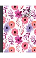 Weekly Book Appointment Salon 2019: Calendar Monthly 52 Weeks Monday to Sunday 7am to 8pm Planner Organizer 15 Minutes Sections for Salons, Spas, Hair Stylist, Beauty(15 Planner Salon Appointment)
