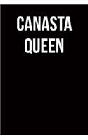 Canasta Queen: Blank Lined Journal