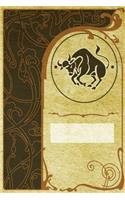Monogram Taurus Notebook: Blank Journal Diary Log(79 Monogram Nouveautwo 150 Lined)