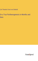 On a True Parthenogenesis in Months and Bees
