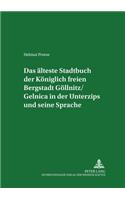 Das Aelteste Stadtbuch Der Koeniglich Freien Bergstadt Goellnitz/Gelnica in Der Unterzips Und Seine Sprache