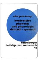 Kontrastive Phonetik Und Phonologie Deutsch - Spanisch