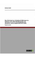 Schicksal von Arbeitsverhältnissen im Rahmen eines Betriebsübergangs aus deutscher und europarechtlicher Sicht