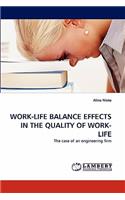 Work-Life Balance Effects in the Quality of Work-Life