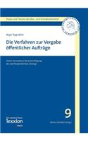 Verfahren Zur Vergabe Offentlicher Auftrage