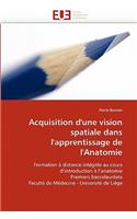 Acquisition d'une vision spatiale dans l'apprentissage de l'anatomie