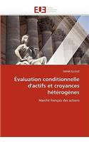 ?valuation Conditionnelle d''actifs Et Croyances H?t?rog?nes