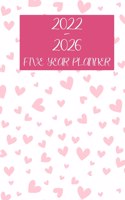 2022-2026 Monthly Planner 5 Years - Dream it - Plan it - Do it: Hardcover - 60 Months Calendar, Five Years Calendar Planner, Business Planners, Agenda Schedule Organizer Monthly Planner