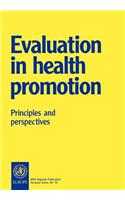 Evaluation in Health Promotion