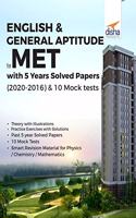 English & General Aptitude for Manipal Entrance Test (MET) with 4 Past Solved Papers & 10 Mock Tests