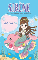 Sirène livre de coloriage pour les enfants