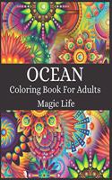 Ocean Coloring Book For Adults Magic Life