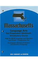 Massachusetts Language Arts Test Preparation Workbook, Introductory Course