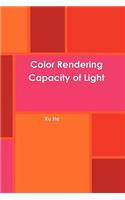 Color Rendering Capacity of Light