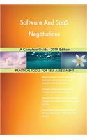 Software And SaaS Negotiations A Complete Guide - 2019 Edition