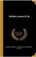 Bulletin, Issues 21-36