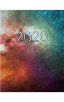 2020 Dated Planner Cosmic Nebula
