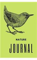 Nature Journal: 150 pages, Half Wide Ruled / Half Blank, hardy durable Matte cover.