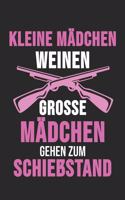 Kleine Mädchen Weinen Grosse Mädchen Gehen Zum Schießstand