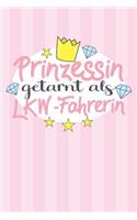 Prinzessin getarnt als LKW-Fahrerin: Praktischer Wochenplaner für ein ganzes Jahr ohne festes Datum