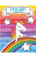 Unicorn Coloring Book for kids age 4-8