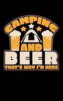 Camping And Beer That's Why I'm Here