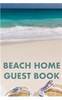 Beach Home Guest Book: Guest Reviews for Airbnb, Homeaway, Booking.Com, Hotels.Com, Cafe, Restaurant, B&b, Motel - Feedback & Reviews from Guests, 100 Page. Great Gift Ide