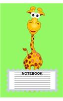 Notebook: Giraffe Notebooks And Journals Giraffe Gifts - Blank Lined Journal