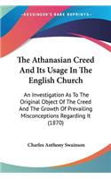 Athanasian Creed And Its Usage In The English Church