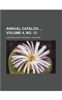 Annual Catalog Volume 4, No. 13