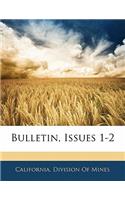 Bulletin, Issues 1-2