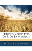 Oeuvres Complètes de F. de la Mennais