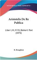 Aristotelis de Re Publica