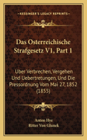 Osterreichische Strafgesetz V1, Part 1