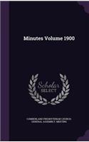 Minutes Volume 1900