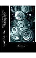 Space Galaxies Odyssey Silver Blue Gallery Lined Journal