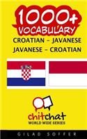 1000+ Croatian - Javanese Javanese - Croatian Vocabulary