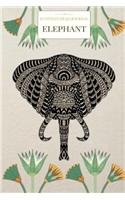 Elephant Egyptian Head Journal: My Personal Planner Writing 160 Page 8x10 Lined Journal for Your Thoughts, Ideas, and Inspiration (Elephant Journal)