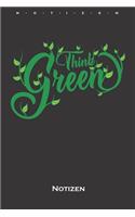 Think Green Notizbuch