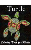 Turtle Coloring Book for Adults
