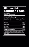 Clarinetist Nutrition Facts