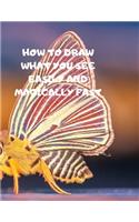 How to Draw What You See Easily and Magically Fast: This 8.5 x 11 inch 114 page Sketch Book includes a brief 4 page Instruction Section about learning to draw quickly and accurately. You will be amaze