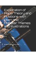 Exploration of Piano Theory and Positions with Alien and Monster Themes and Illustrations