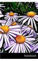 Notebook: Flores, Primavera, Ilustrado, Floral Cuaderno / Diario / Libro de escritura / Notas - 6 x 9 pulgadas (15.24 x 22.86 cm), 150 páginas, superficie bri