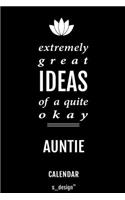 Calendar for Aunties / Auntie